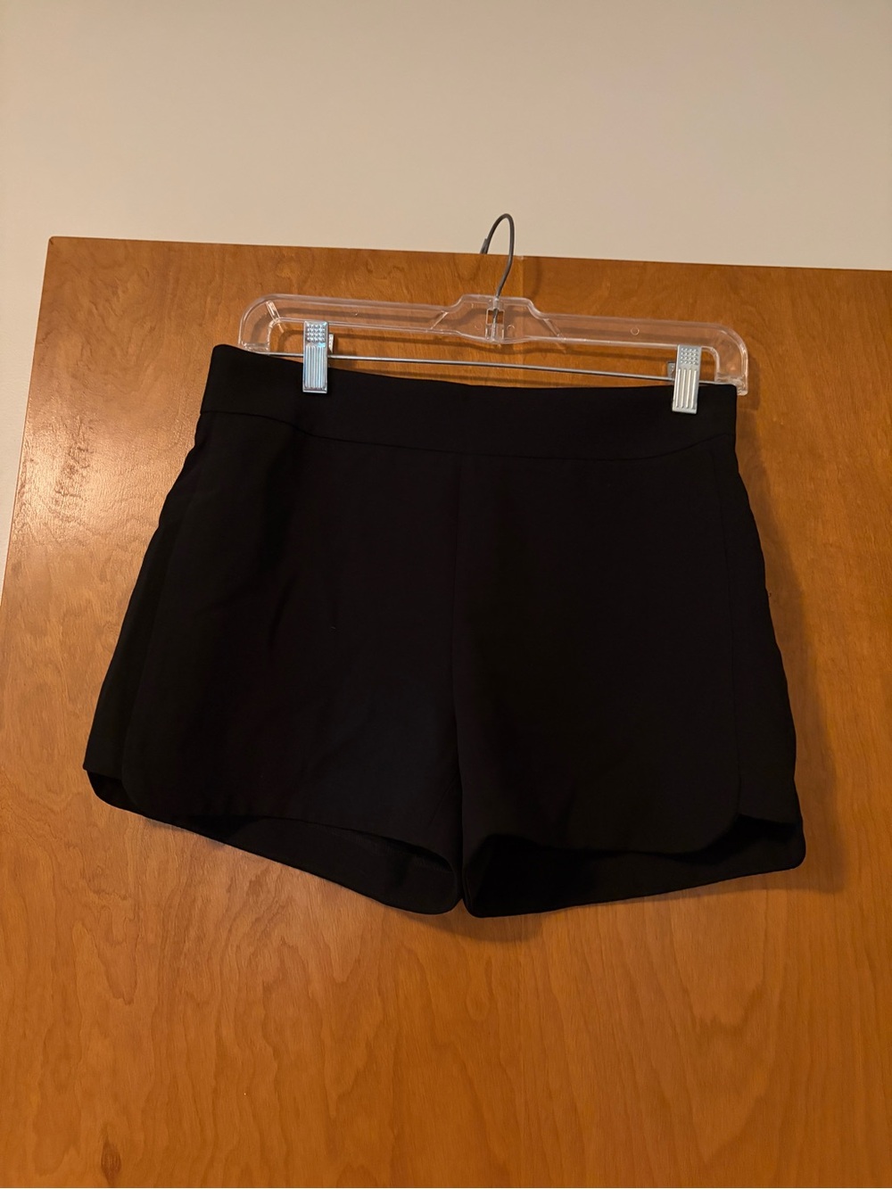 J. Crew Black High-Rise Tailored Shorts